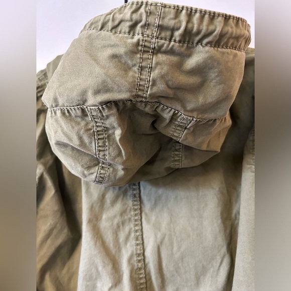 Madewell Madewell Fishtail Anorak hooded jacket in army green - Picture 5 of 10